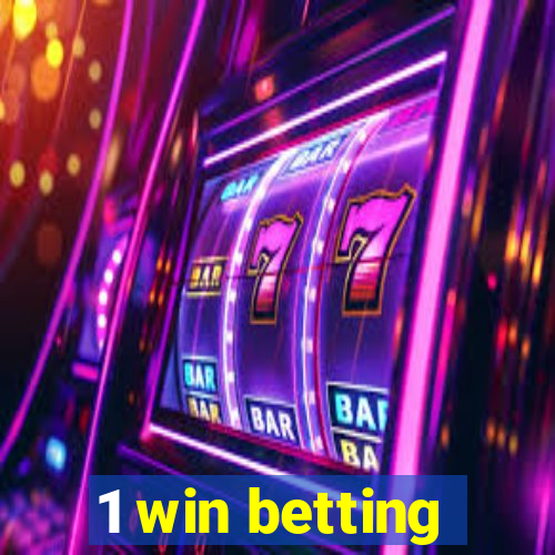 1 win betting