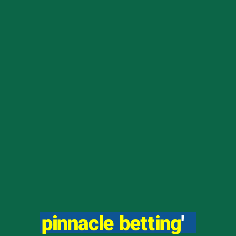 pinnacle betting'