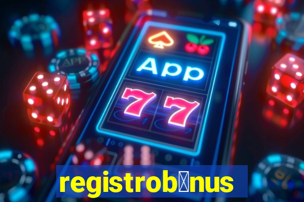 registrob么nus