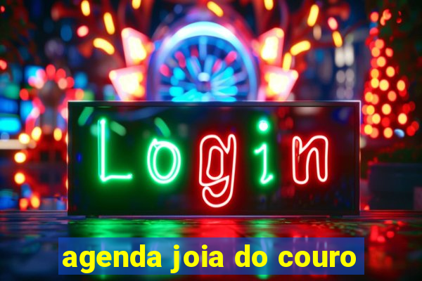 agenda joia do couro