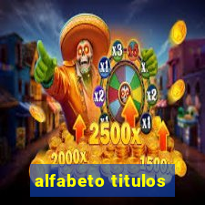 alfabeto titulos