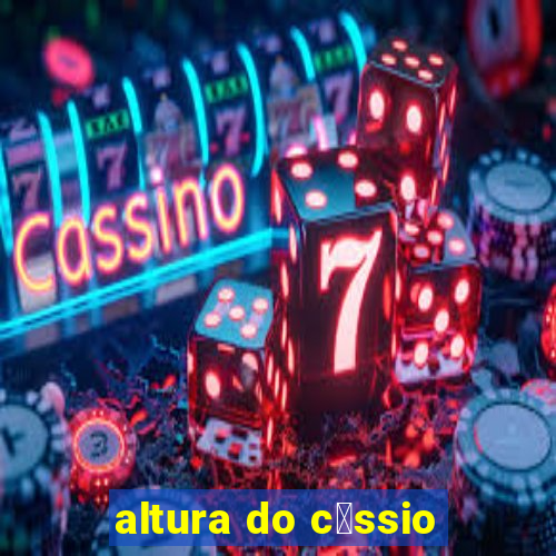 altura do c谩ssio