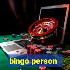 bingo person