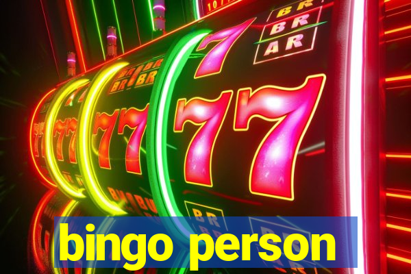 bingo person