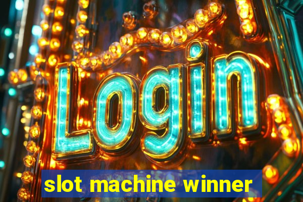 slot machine winner