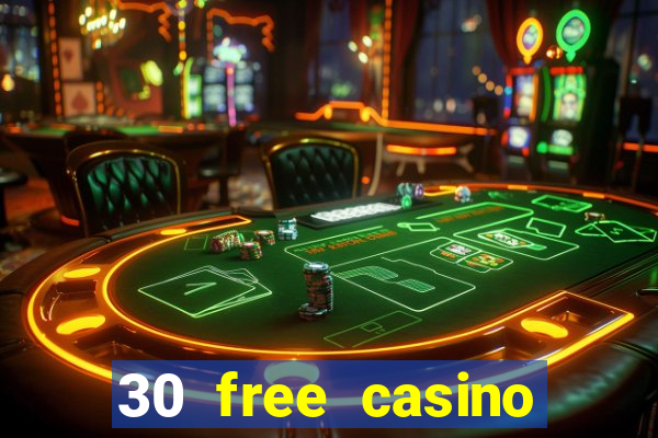 30 free casino bonus no deposit