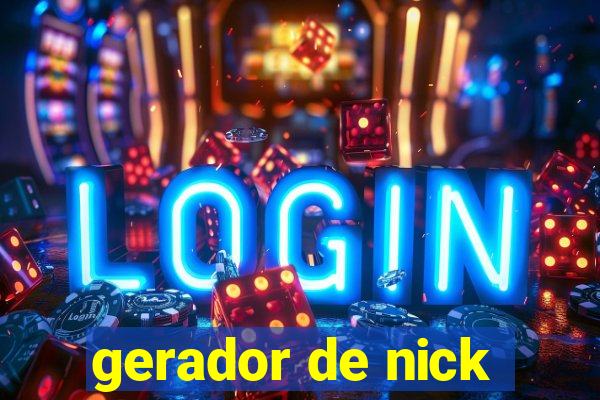 gerador de nick