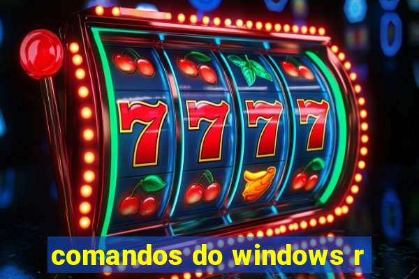 comandos do windows r