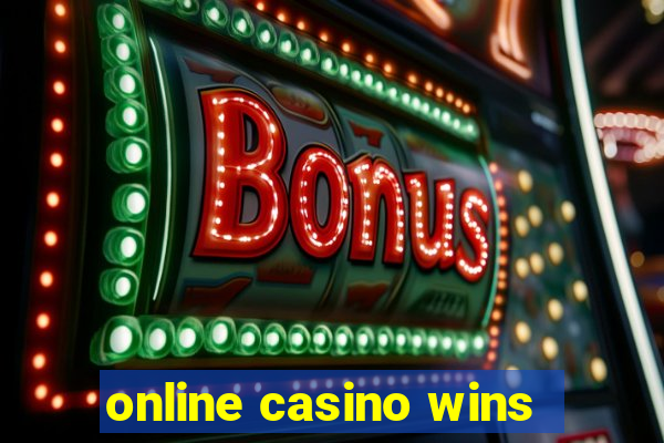 online casino wins