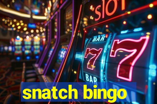 snatch bingo