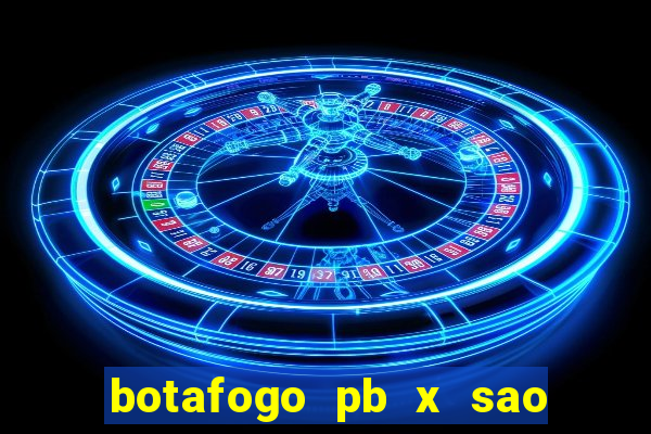 botafogo pb x sao jose palpite