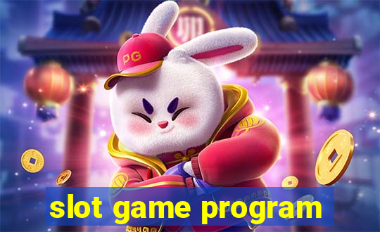 slot game program