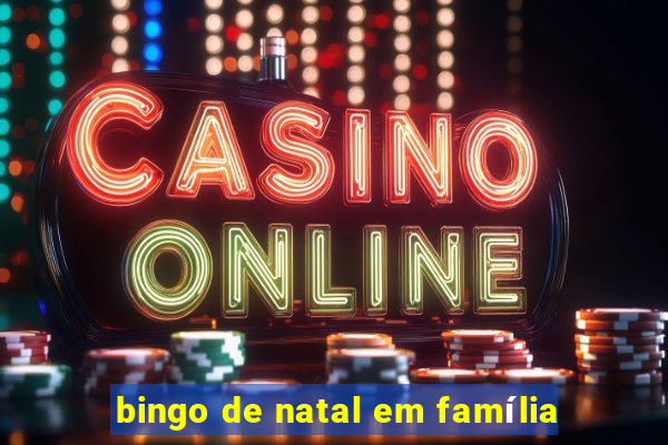 bingo de natal em família