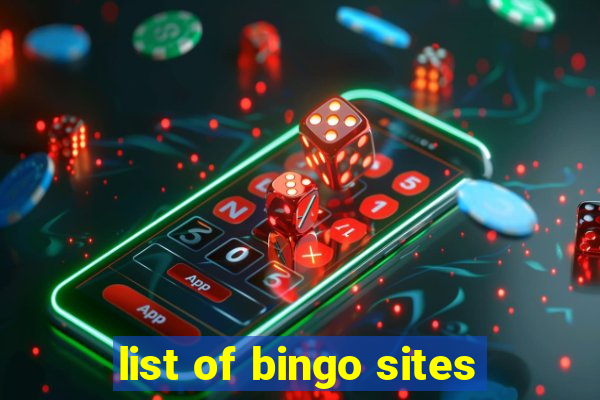 list of bingo sites