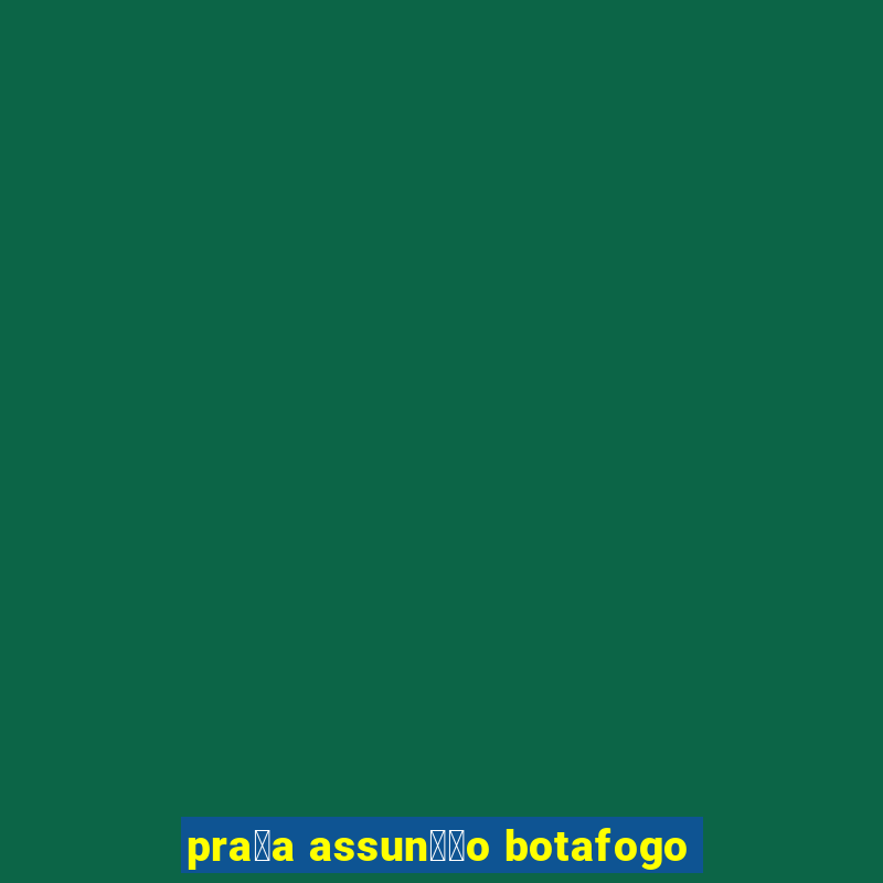 pra莽a assun莽茫o botafogo