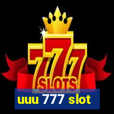 uuu 777 slot