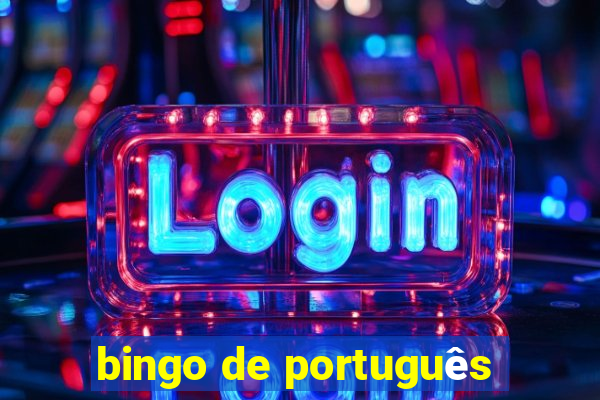 bingo de português