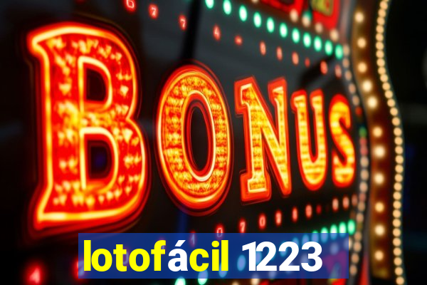 lotofácil 1223