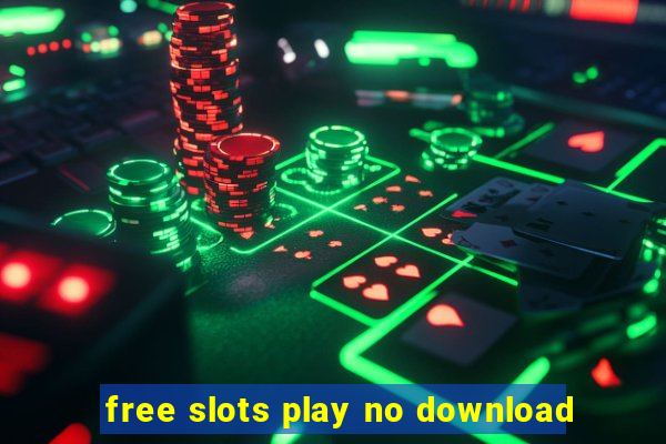 free slots play no download