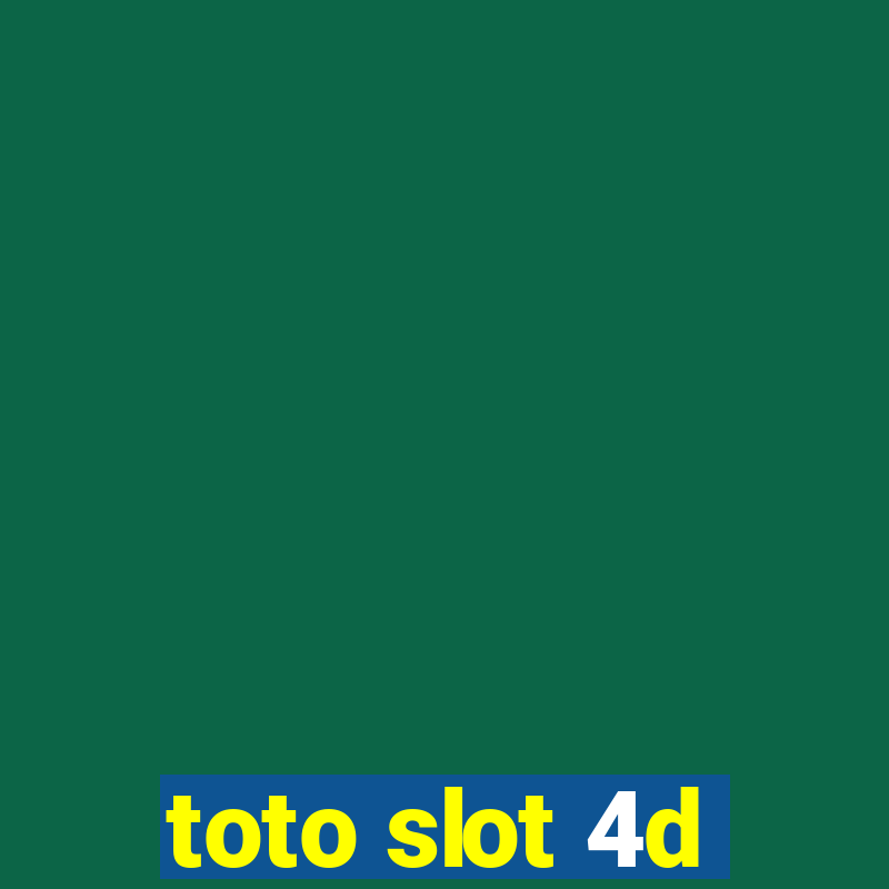 toto slot 4d