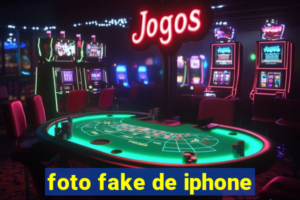 foto fake de iphone