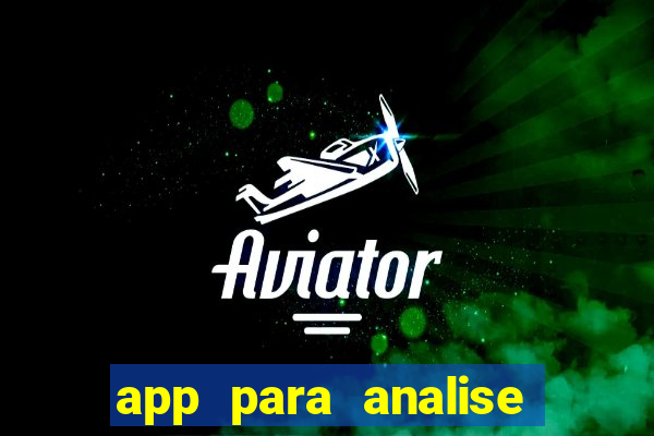 app para analise de jogos