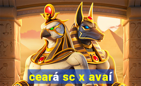 ceará sc x avaí