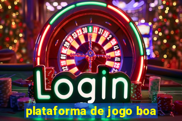 plataforma de jogo boa