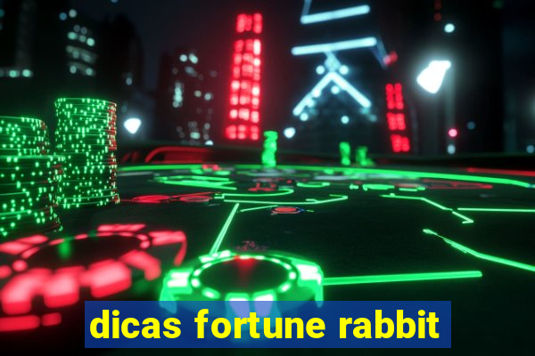 dicas fortune rabbit