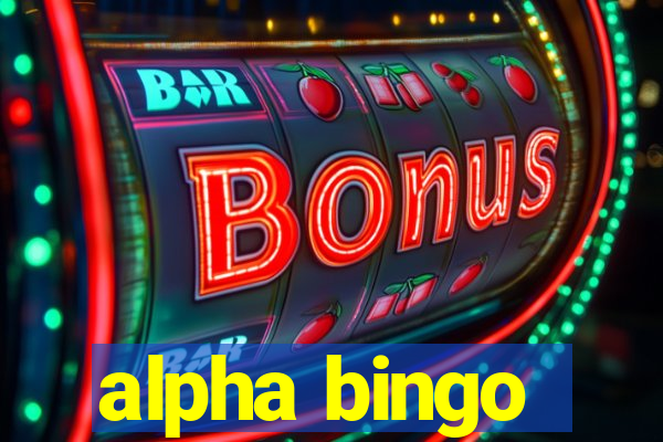 alpha bingo