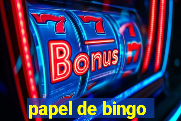 papel de bingo