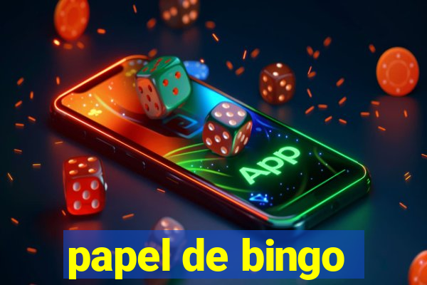 papel de bingo