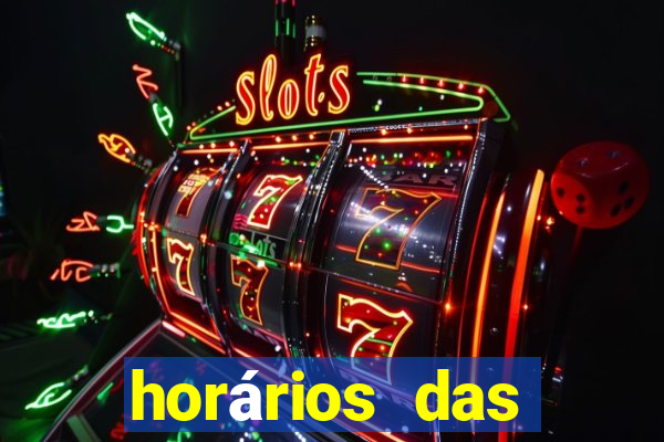 horários das plataformas de jogos