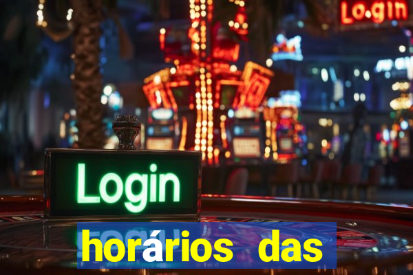 horários das plataformas de jogos