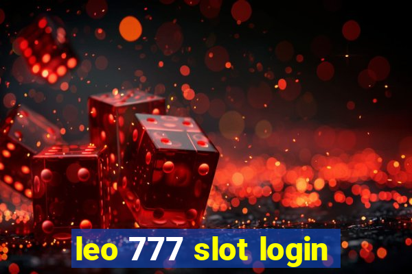 leo 777 slot login