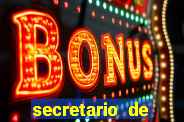 secretario de esporte salario