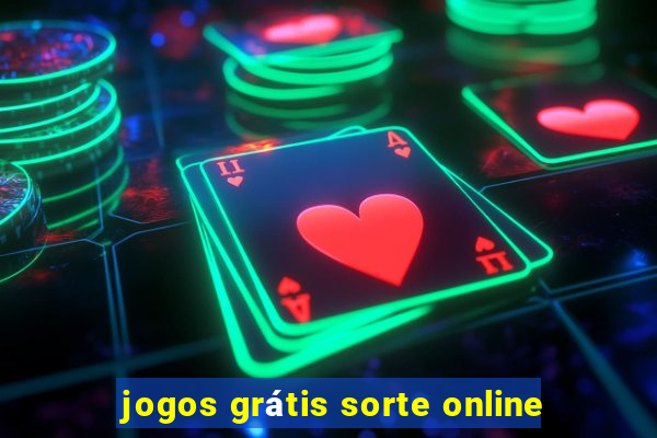 jogos grátis sorte online