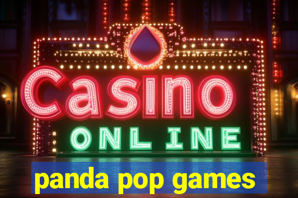 panda pop games