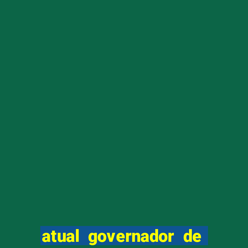 atual governador de s?o paulo