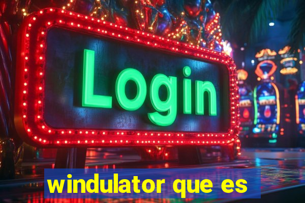 windulator que es