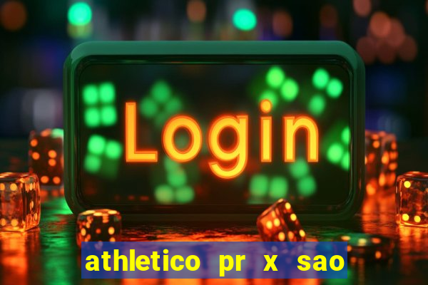 athletico pr x sao paulo palpite