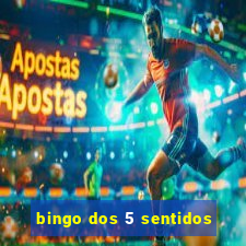 bingo dos 5 sentidos