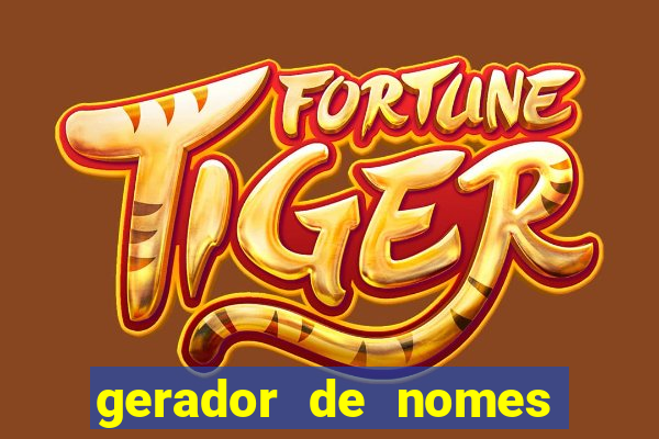 gerador de nomes para jogos