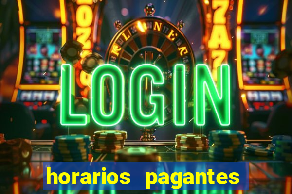 horarios pagantes pg slots