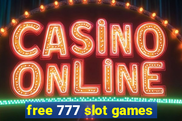 free 777 slot games