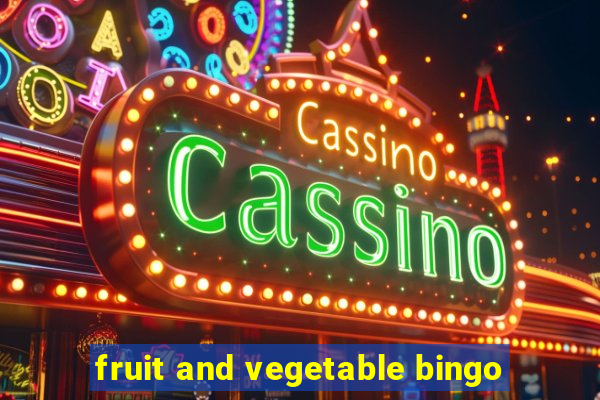 fruit and vegetable bingo