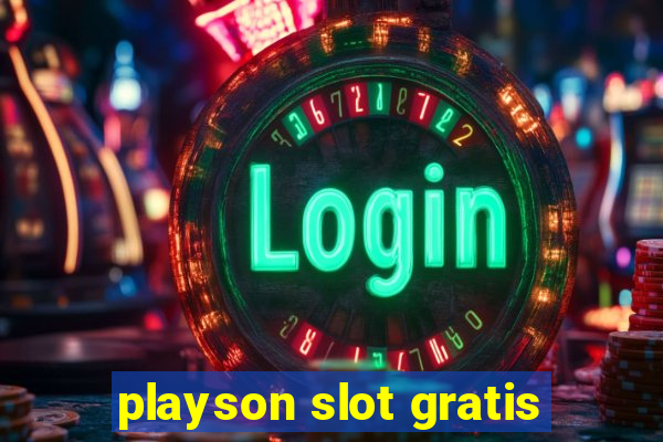 playson slot gratis