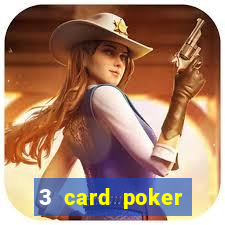 3 card poker casino game