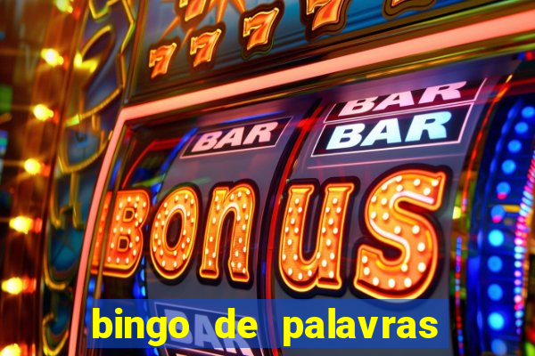 bingo de palavras de natal