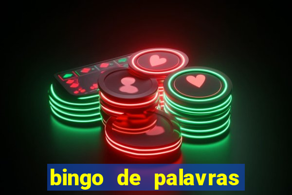 bingo de palavras de natal